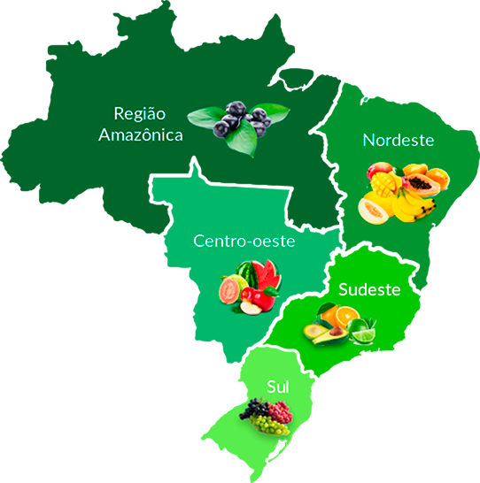 Regiões de Produção - Frutas do Brasil